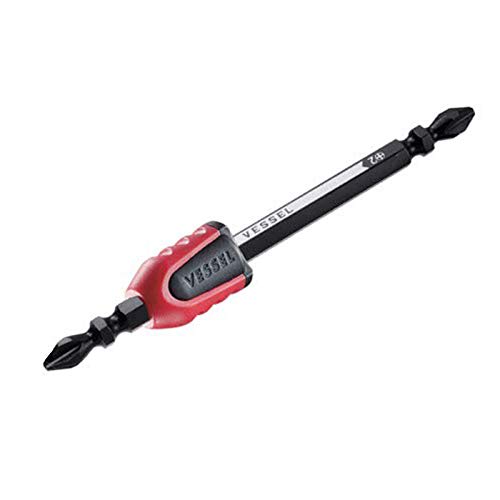 VESSEL Screw Mag Catcher, Red, 2-Piece Magnetizer, NMC-2P