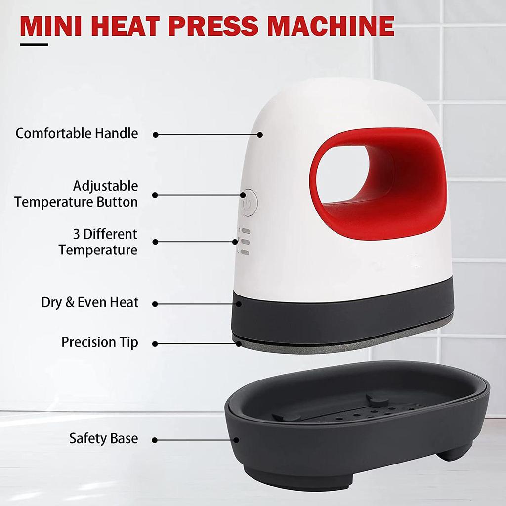 Mini Heat Transfer Iron for Hot Stamping and Beading