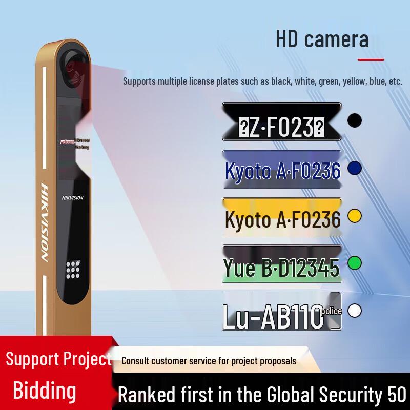 HIKVISION Smart Parking System with LPR & 4m Barrier Gate