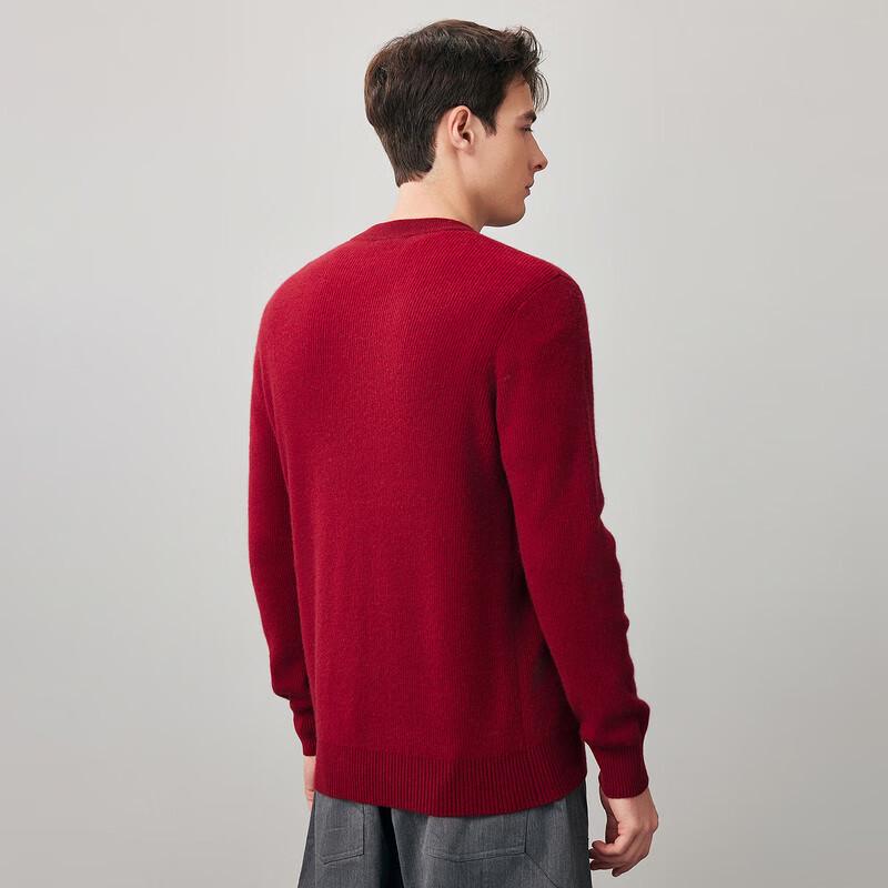 Komom Boka Men's 100% Cashmere Crew Neck Pullover Sweater