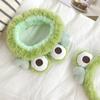 Frog Plush Hair Band Wash Hair Band Green Frog Eyes Love Headband Cartoon Wash Hair Clips