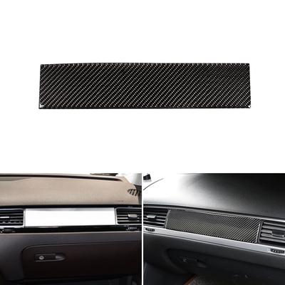 Real Carbon Fiber Car Styling Center Control Passenger Side Dashboard Panel Cover Trim For VW Touareg 2011 - 2016 2017 2018