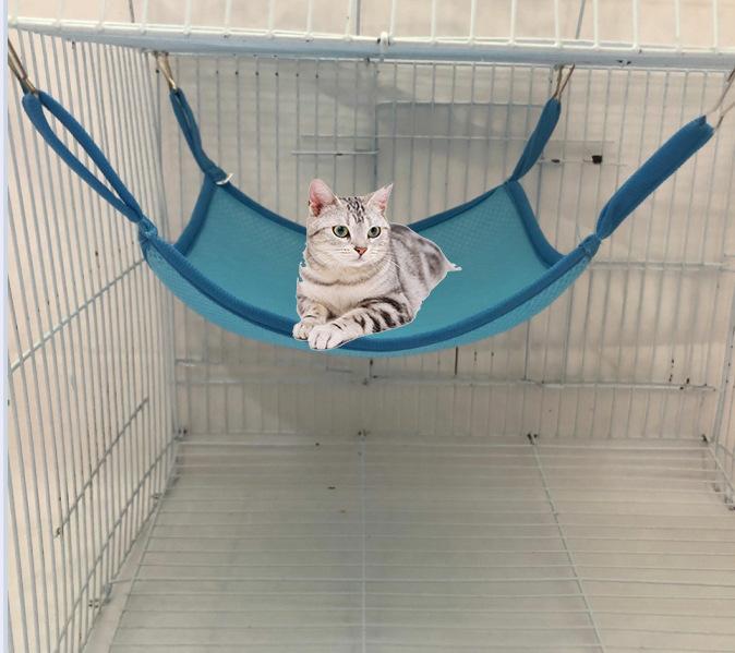 Cat hanging guinea pig hanging swing pet hanging summer breathable hammock cat nest small pet cool bed cat hammock  cat bed