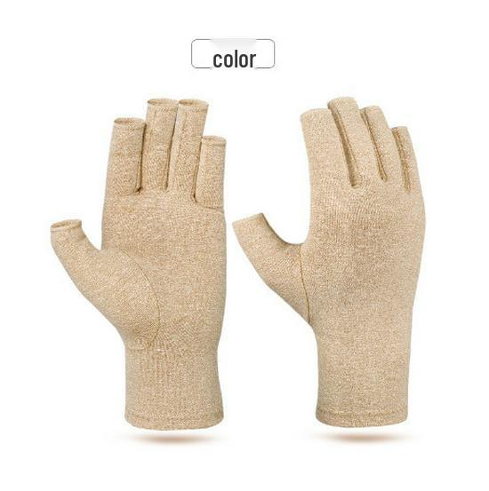 Half-Finger Compression Gloves for Joint Discomfort Relief