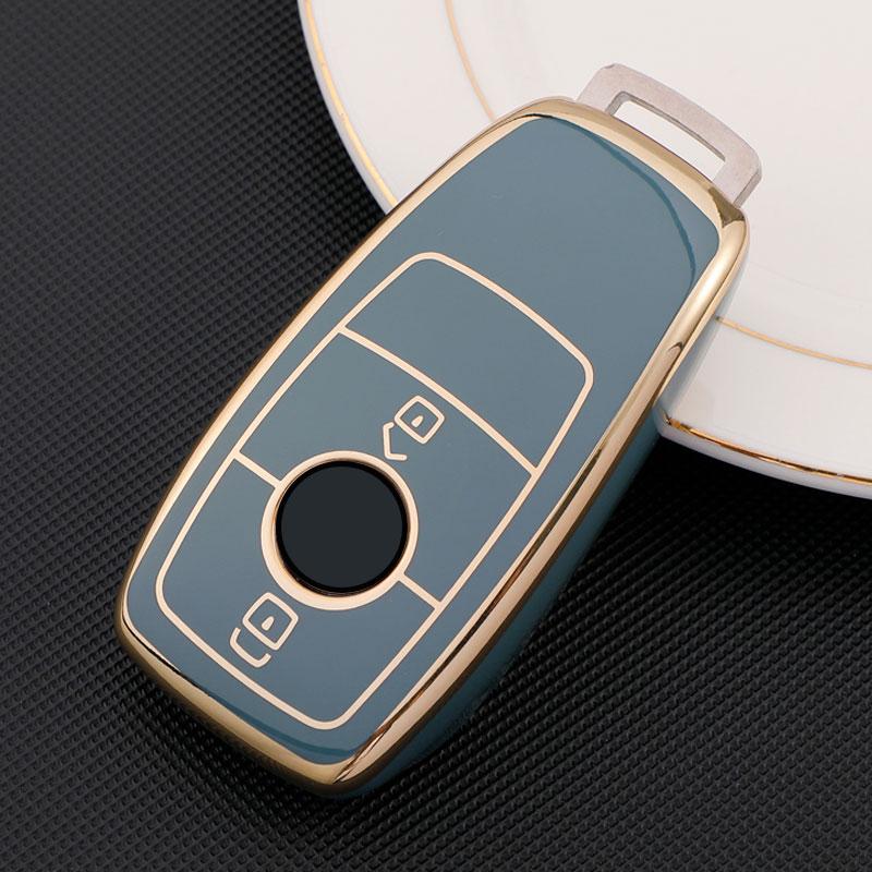 For Mercedes Benz A B C E G S Class CLA CLS GLA GLB GLC GLE GLS EQA EQB EQC Key Case Cover 2 3 Button Shell Fob Protector