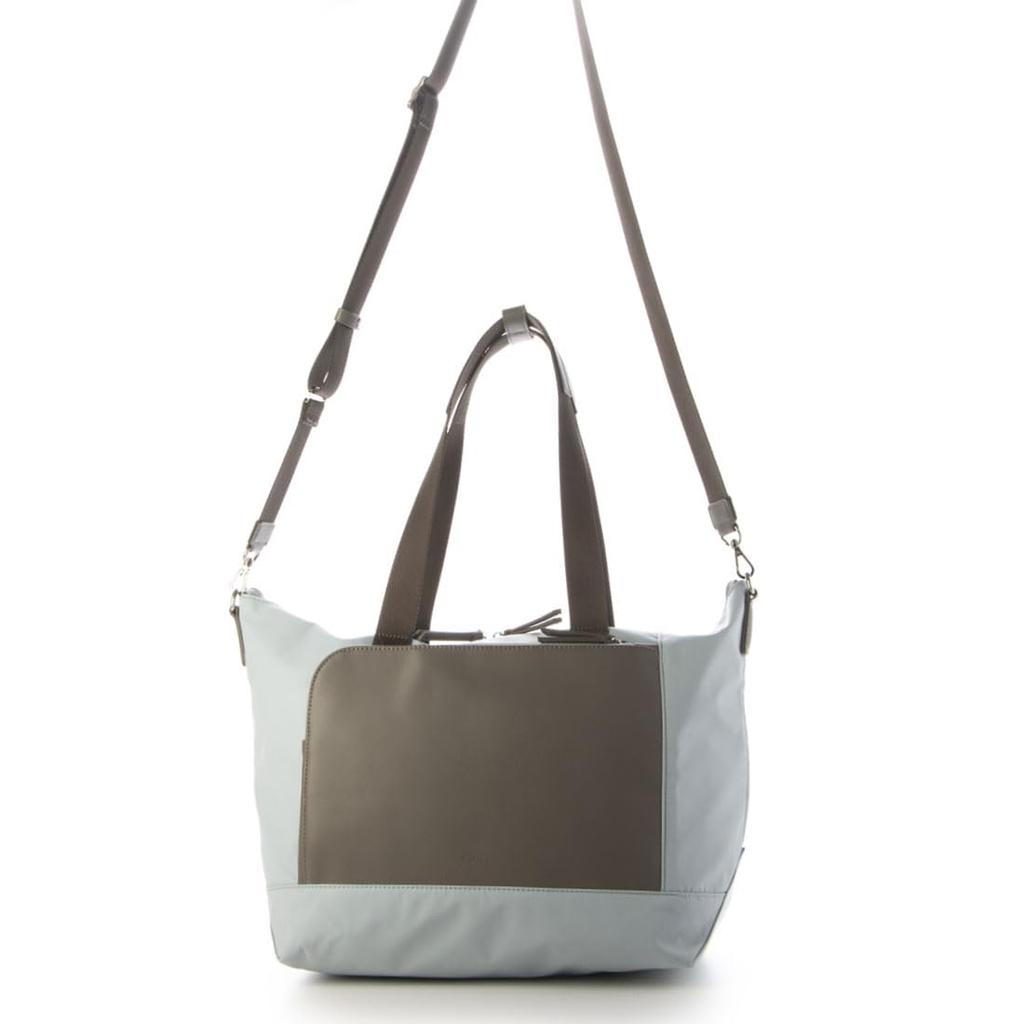 Isaac Nylon und recyceltes Leder Kombinations-Multi-Tote-Bag 2003403 LBL(62)