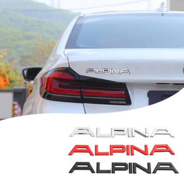 

3D Metal Car-Styling ALPINA Emblem Trunk Rear Sticker Badge For E46 E39 E60 E90 E36 E53 E30 E34 F10 F30 M X Z 1 3 4 5 7 6