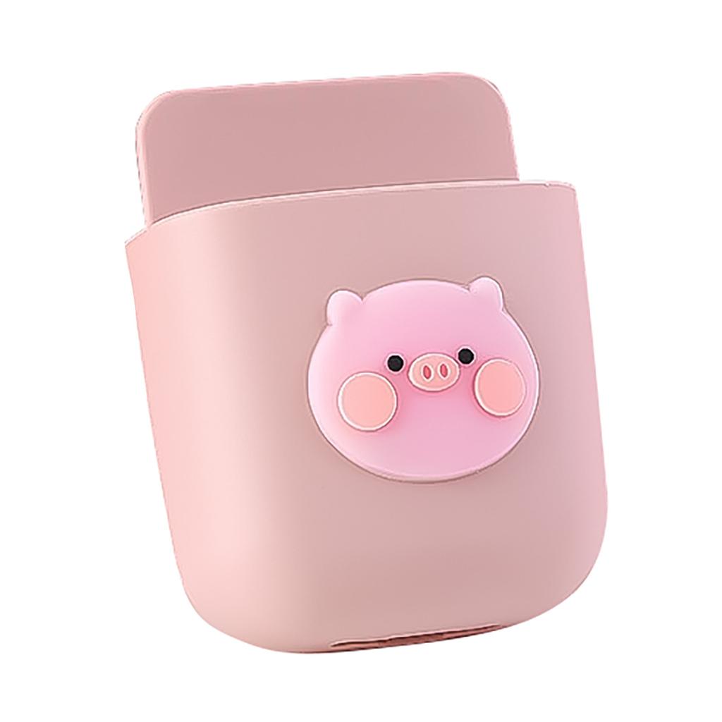 Wand montiert Aufbewahrungsbox Fernbedienung Organizer Handy Stecker Halter Rack