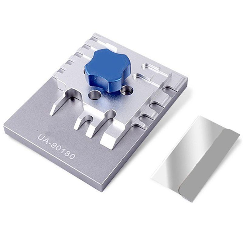 

Upgraded UA-90180 Mini Vise PE Parts Bending Tool For Model Building Hobby Etching Chip Photo Etched Parts Bender-B61B срібний