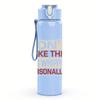 1PC Don't take this personally text print 750ml colorful plastic sports water bottle leakproof pop up lid with straw for outdoor work home use