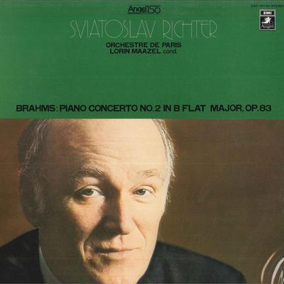 LP Record SVIATOSLAV RICHTER LORIN MAAZEL O  Brahms Piano Concerto No. 2 EAC70154 ANGEL Japan Classical Used