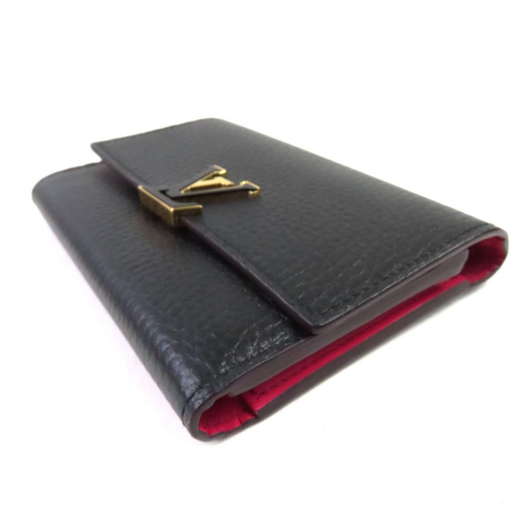 Doskonały portfel bifold LOUIS VUITTON Portefeuille Compact Taurillon Clemence Używany