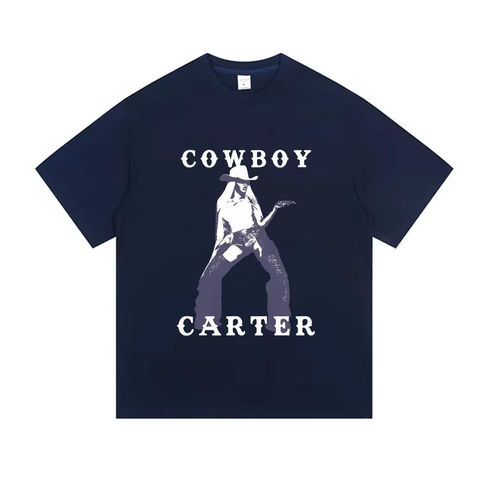 Beyonce Cowboy Carter New Album Graphic Tshirt MaleSoft Pure CottonMen Womens Fashion Pop Music 2026 Summer Shortsleeved Top