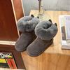 Children Snow Boots  Winter Warm Plush Toddler Boys Shoes Non-slip  Girls Thick Plush Short Boots Baby Cotton Shoes