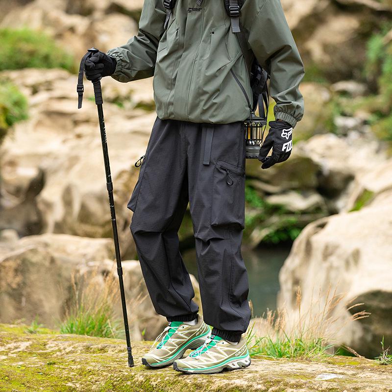 

2025 Men s American-Style Ice Silk Cuffed Casual Sweatpants 2XL