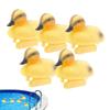5Pack Floating Duck Fish Pond Ornament Plastic Duck-lings Decoy Mallard For Garden Yard Lawn Decor Realistic Duck Decor