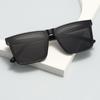 Retro Big Square Frame Sunglasses Women Black Cool Men Sun Glasses UV400 Shades Protection Eyeglasses Goggles