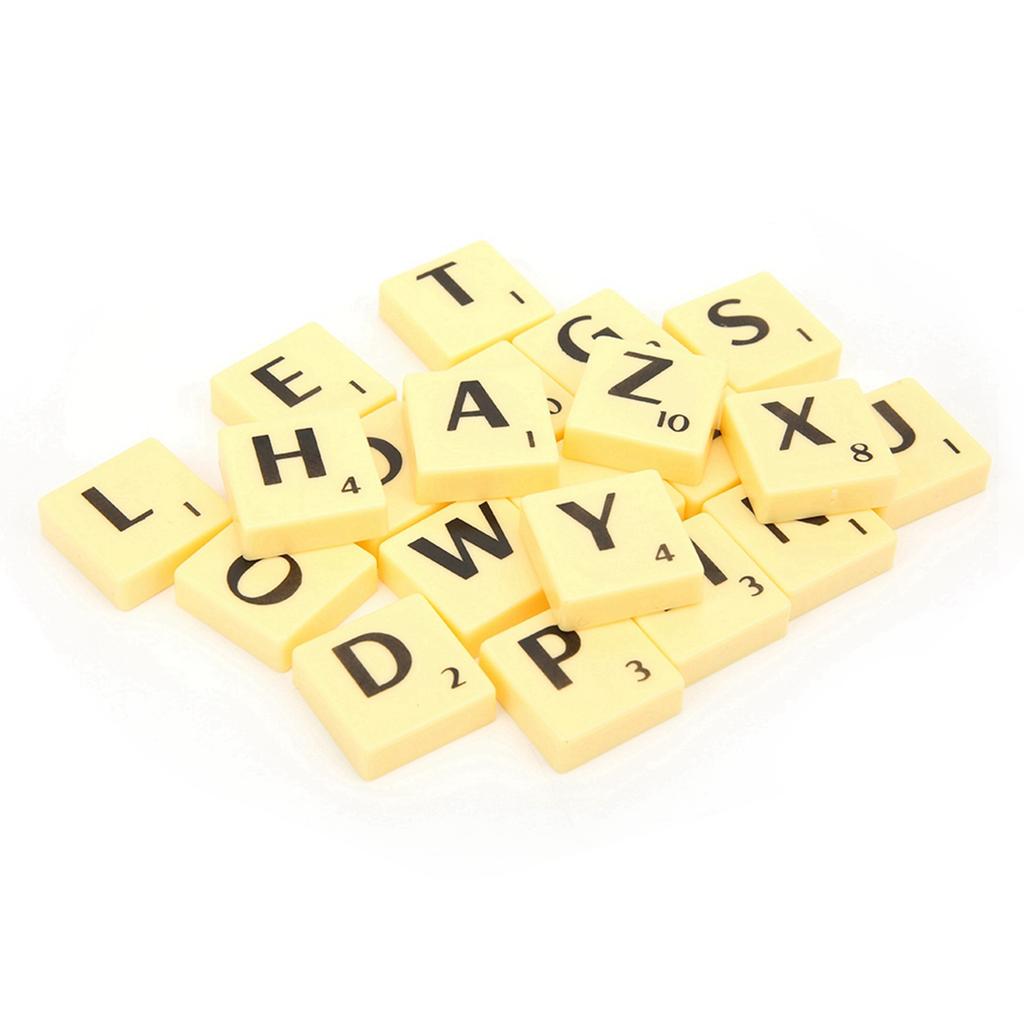 Interesting Board Game Puzzle Tiles Letters Interactive Educational Children Toys