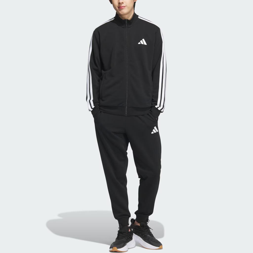 adidas VALUE RANGE TRACKSUIT Casual Sportswear Unisex Black JZ1155