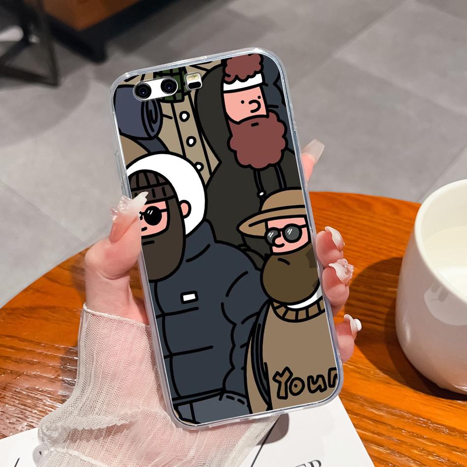 Per Huawei P10 Lite P10 Plus Custodia per Telefono Stile Casual Fantasie Silicone Morbido TPU Trasparente Leggera Copertura Per Huawei P 10+ Funda