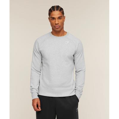 Crest Sweatshirt Light Grey Marl A2a1v Gbfg