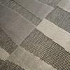 Modern Grey Relief Rug 120x160