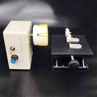 Máquina de Bobinado de Cables DIY Ajustable 0-50RPM Caña de Pescar Giratoria Bobinado Secado Equipo Convertido Máquina de Pegado con Resina Epoxi