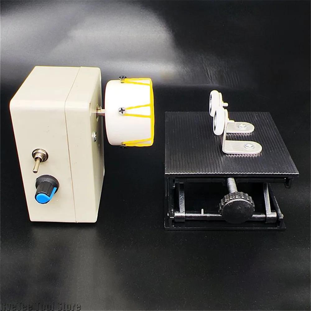 DIY Adjustable 0-50RPM Wire Wrapping Machine Fishing Rotating Rod Winding Drying Converted Equipment Epoxy Resin Gluing Machine