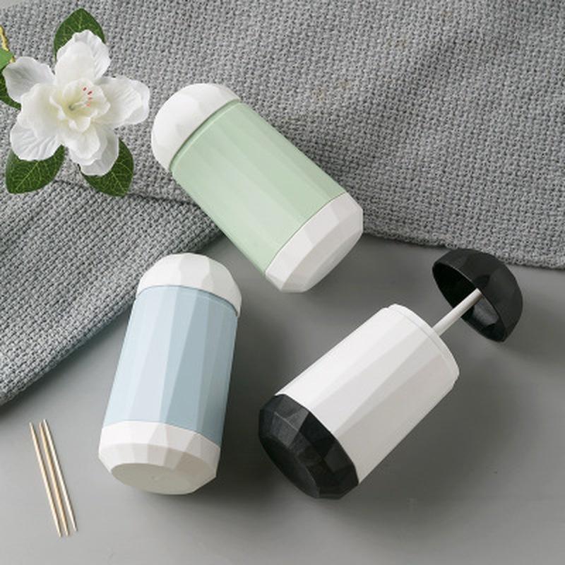 Push-type Automatic Toothpick Box Household Home Table Toothpick Dispenser Hand Pressure Holder Toothpick Box Cotton Swab