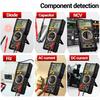 Digital Multimeter with NCV Detection Voltage Tester for AC/DC Current/Voltage, hFE Triode, and Capacitor Test Tool