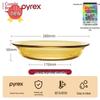 PYREX Amber Heat-Resistant Glass Bowl
