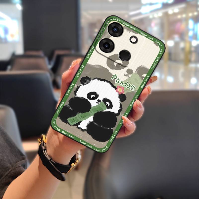 Dirt-resistant Back Cover Phone Case For Infinix X6515/Smart7 Global/Tecno POP7 Fashion Design Soft Case Silicone Cute