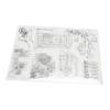 6pcs Clear Stamps  Transparent Stamps Decorative Scrapbooking Clear Stamps for Photo Albums Greet