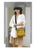 Trendy Nylon Multi-Layer Zipper Crossbody Bag - Simple, Lightweight, and Casual Solid Color Shoulder Bag
