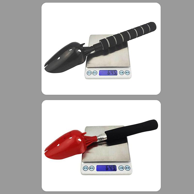 Bait Throwing Spoons Retractable Fish Bait Casting Scoop Lightweight Long Handle Non Slip Fishing Tackle Accessory