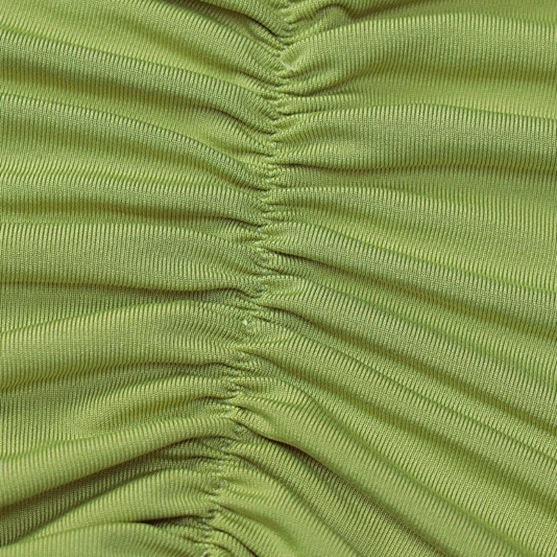 Women Summer Holiday Club Party Sleeveless Backless Elegant Ruched Halter Draped Maxi Dress