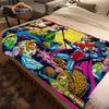 Cartoon Masters of the Universe wool blanket Jindian animation cashmere  fashion  Portable Flannel Warm camping