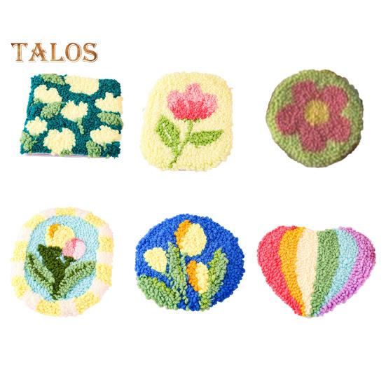 

Набор для самостоятельной вышивки грибов, набор для вышивания с иглами, 6 узоров грибов с пряжей, пяльцы для вышивания, набор для рукоделия с ворсистыми ковриками E