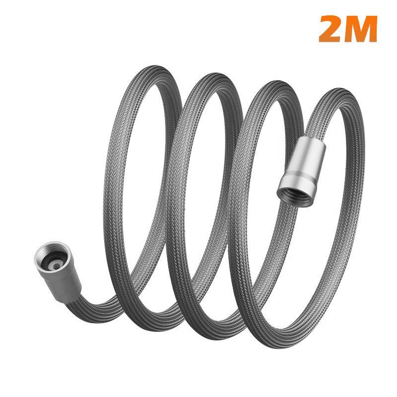 1.5/2M Anti Winding Handheld Shower Hose Gi/2 Flexible Shower Tube High Pressure Universal Interface Bath Shower Nylon Pipe