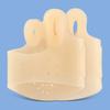 Double-Hole Bunion Toe Separator with Padded Arch & Forefoot Massaging Pad