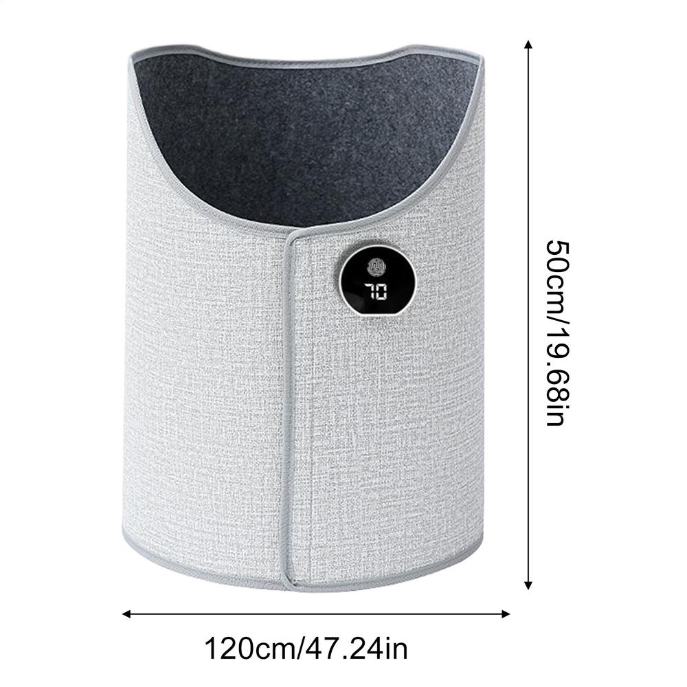 

Підстольний обігрівач для ніг, регульований, 5 рівнів, обгортання, портативний підстольний обігрівач для подорожей, робочого місця, приміщень, офісу, кімнати відпочинку, кемпінгу, дому