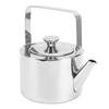 Stainless Steel Tea Kettle with Strainer Thickened Metal Whistling Teapot with Ergonomic Handle for All Stovetop