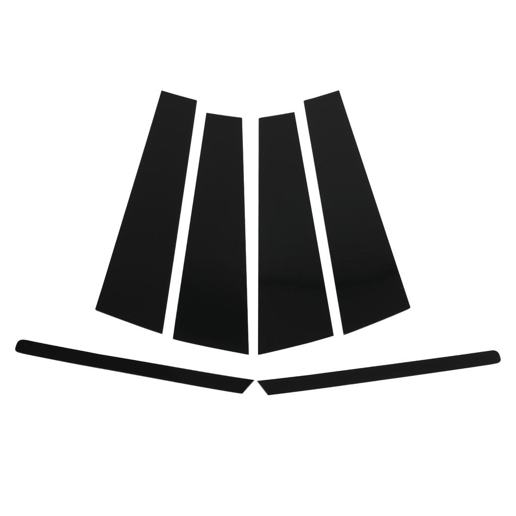 6Pcs Car Window Pillar Posts Cover Trim For Honda Civic 2006-2011