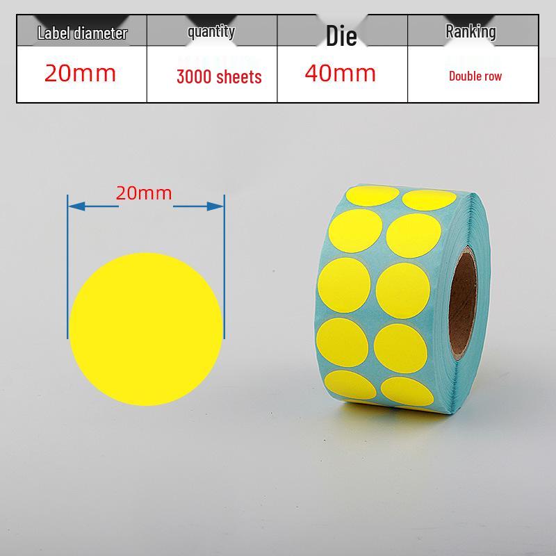 Waterproof Adhesive Thermal Barcode Stickers - Various Sizes