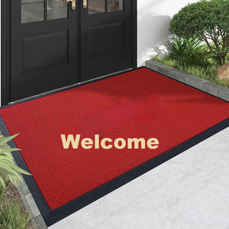 Boneng High-End Entrance Door Welcome Mat, Grand Opening Red Carpet Doormat, Reception Floor Mat for Home Entrance, 60x90cm