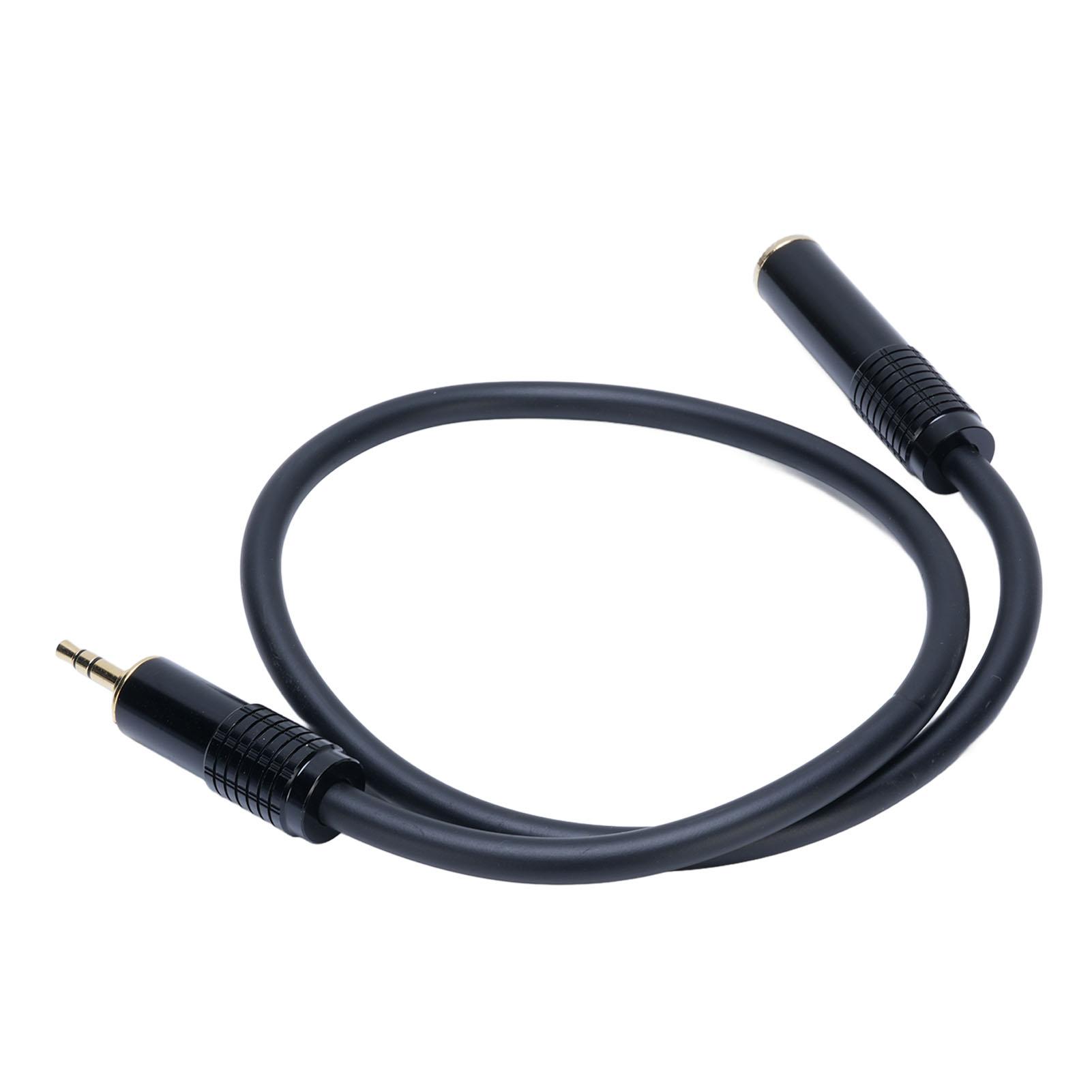 

6.35mm Female to 3.5mm Male Cable Stereo ble Extension Cable for Headphone Microphone Amplifier