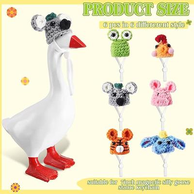 6 Pieces Hamster Hats Comfortable with Adjustable Strap Gift Tiny Hat Headwear