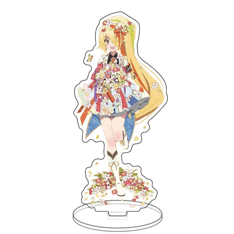 ZOMBIE LAND SAGA Two Sided Acrylic Stand Figures Model Plate Hoshikawa Lily Minamoto Sakura Standing Sign Desk Decor