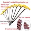 Zhechuang Lingjian Metric T-Handle Hex Key Set (1.5-10mm)