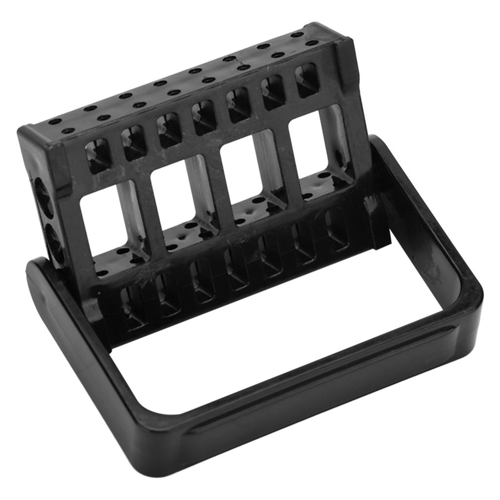 Nail Art Drill Bit Holder Exhibition Stand 16 Holes Nail Art Tools Display Organizer Rack Nail Salon AccessoryBlack